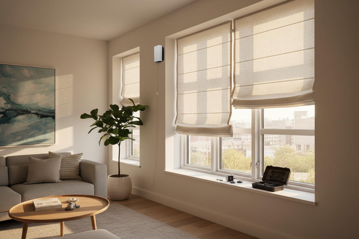 Why My Natural Roman Shade Kept Jamming Its Smart Motor