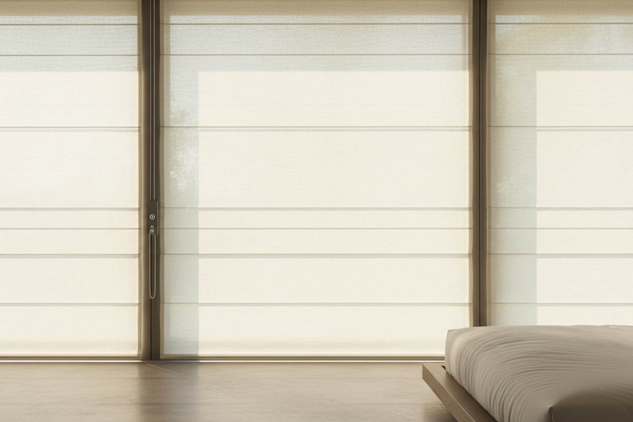 Your Smart Blinds Are Jamming (And a Ribbed Roman Shade Fixes It)