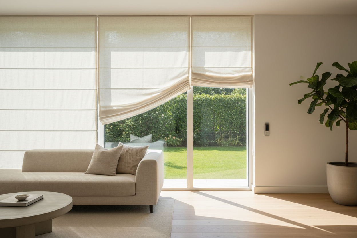 I Thought an Ivory Roman Shade Would Look Cheap (I Was Wrong)