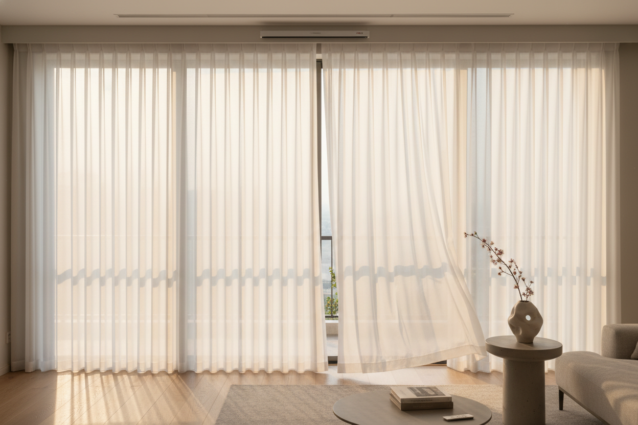 Why Smart Motors Are the Secret to Keeping Silk Roman Shades Perfect