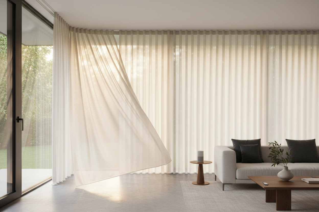 Guests Kept Ruining My Roman Shades With Ties (So I Automated Them)