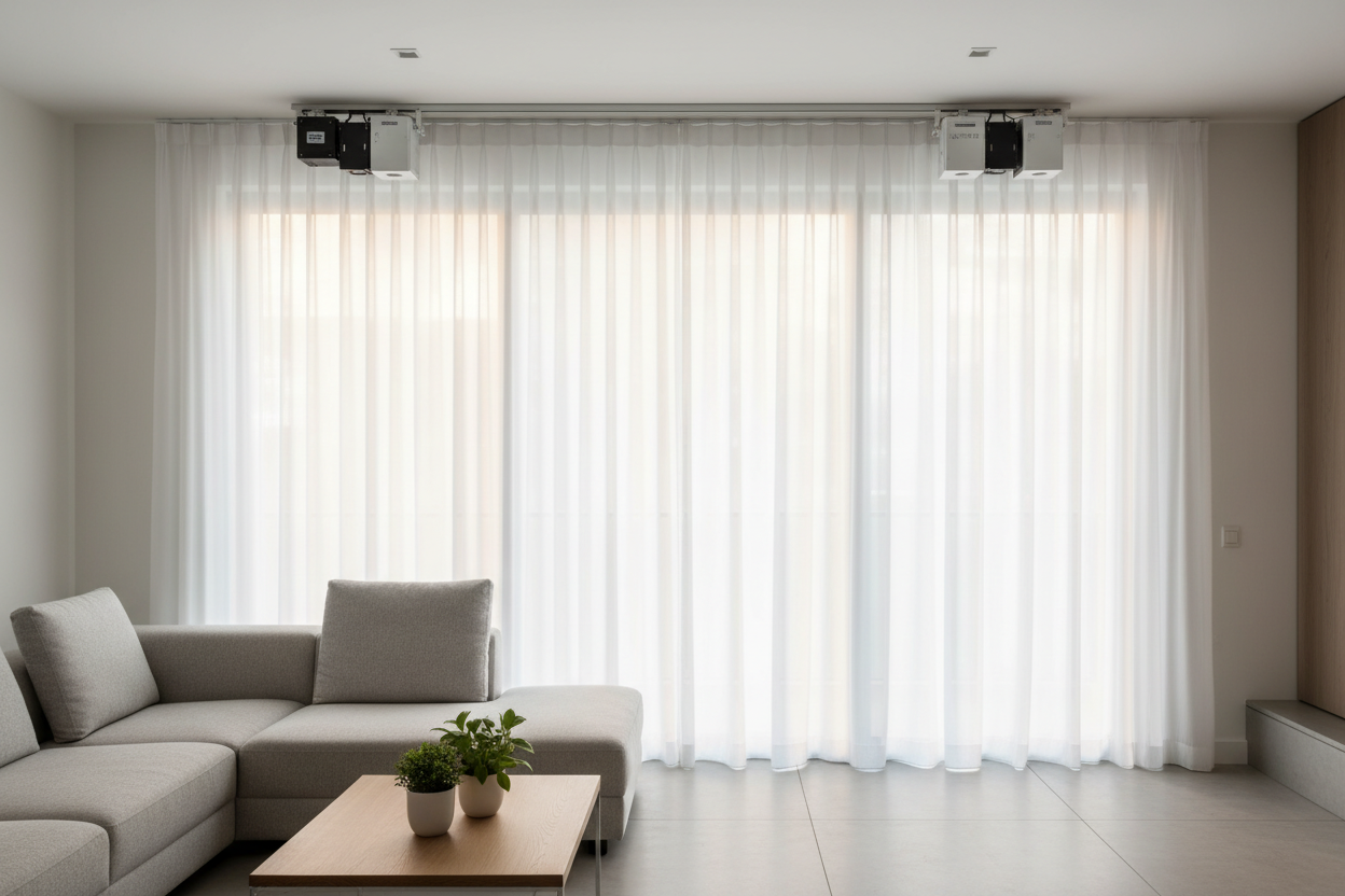 Can an Aventura Roman Shade Actually Hide Bulky Smart Motors?