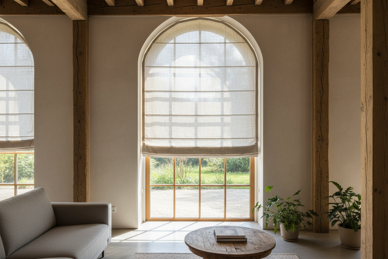 Stop Hiding Your Arches: How to Build Smart Arch Top Roman Shades