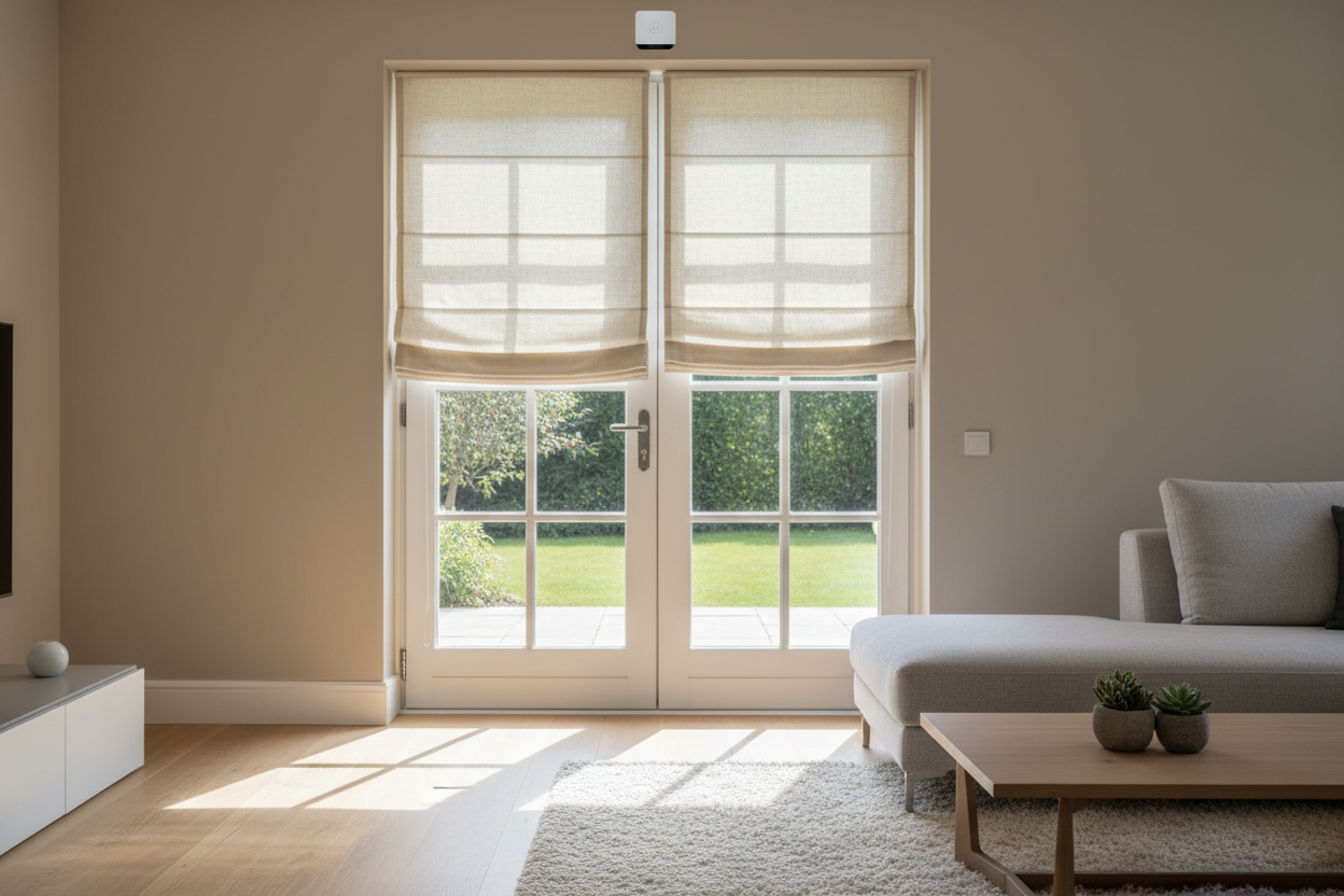 Why Your French Doors Roman Shades Keep Jamming the Handle