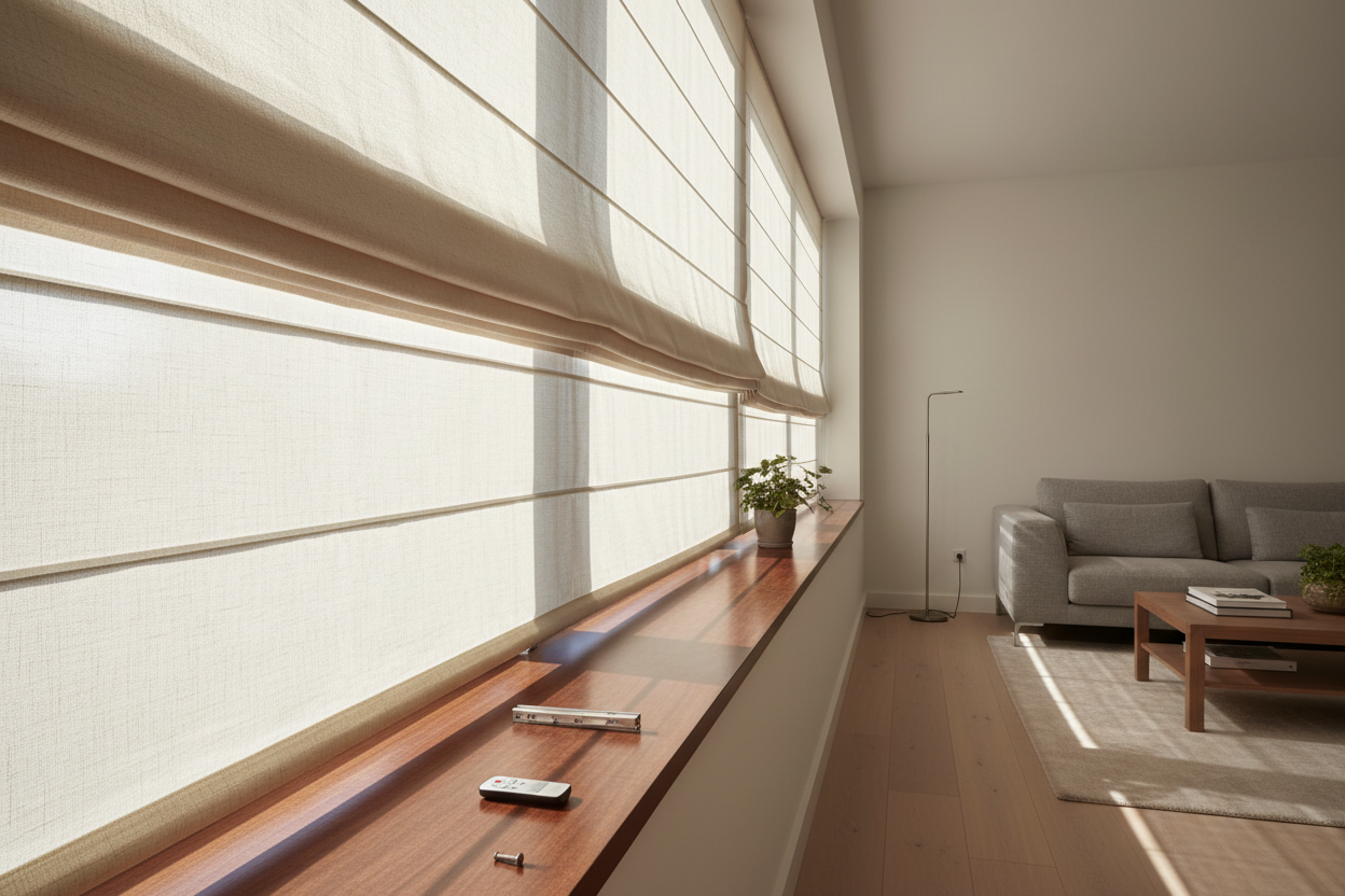 My Smart Shade Crashed: Why Mounting Brackets for Roman Blinds Matter
