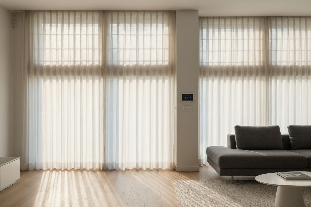 Can You Automate Roman Shades and Curtains Together Without Tangles?