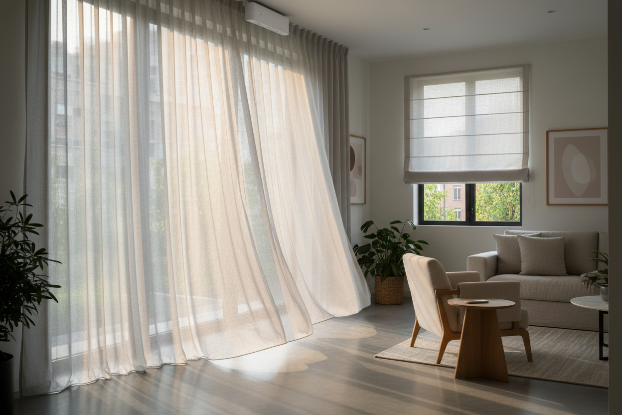 I Automated Both: Are Curtains or Roman Shades Better?