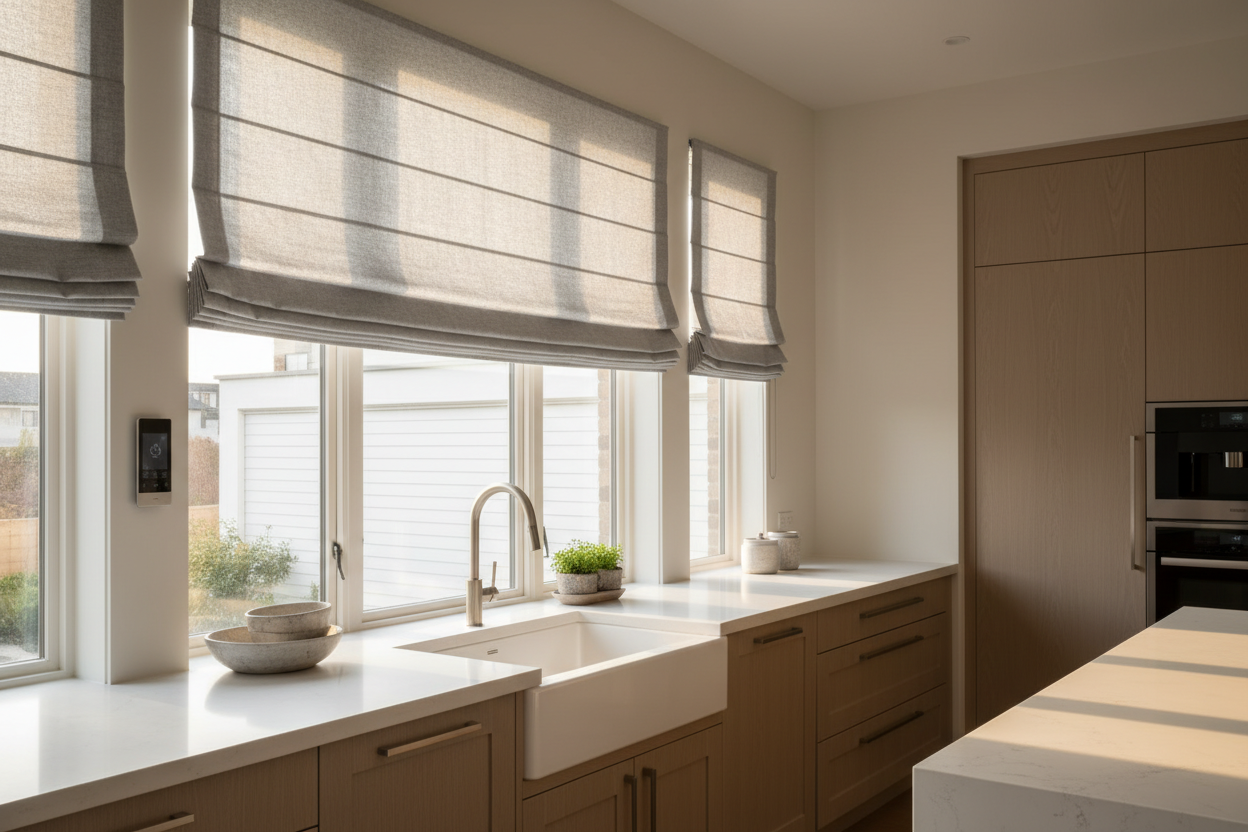 I Tested 5 Kitchen Roman Shade Ideas (And Only One Survived Grease)