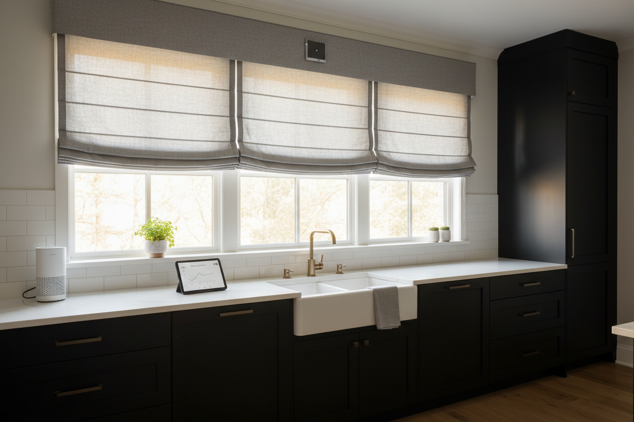 Your Smart Blinds Look Cheap (Modern Faux Roman Shades Fix It)