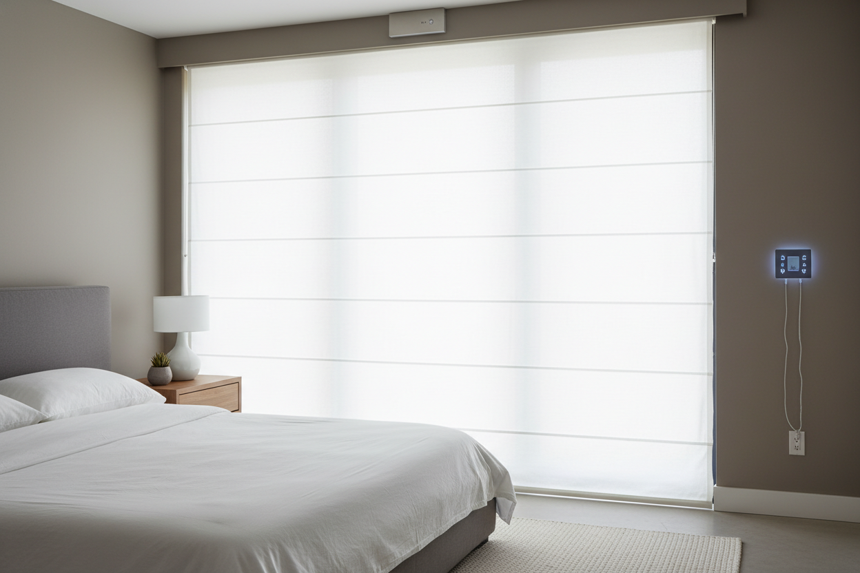 The Only Way to Keep a White Blackout Roman Shade Actually Clean