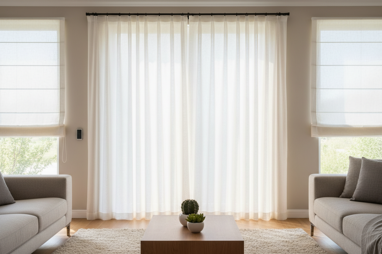 Pulling Ruins Your Emery Linen Cordless Roman Blackout Shade