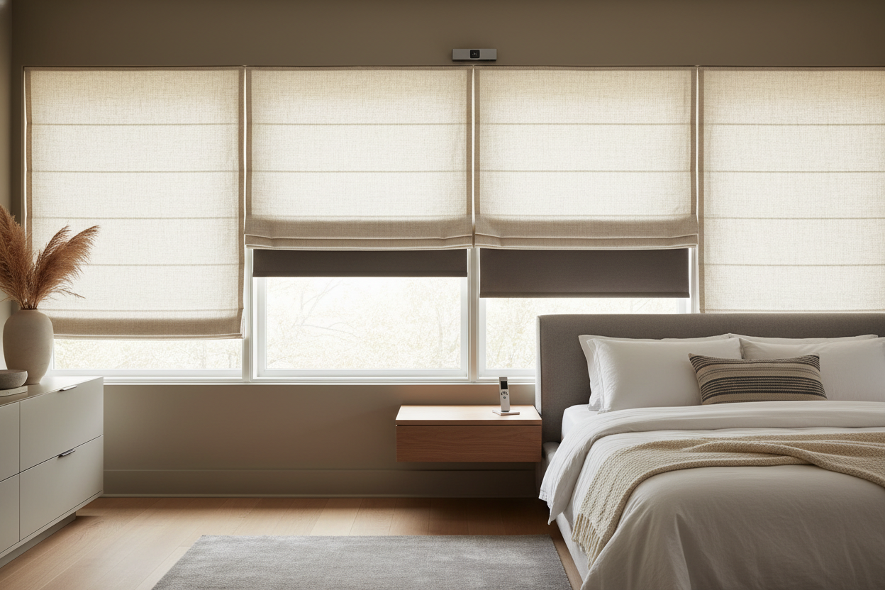 The Problem With Crossweave Cordless Roman Shades (And My Fix)