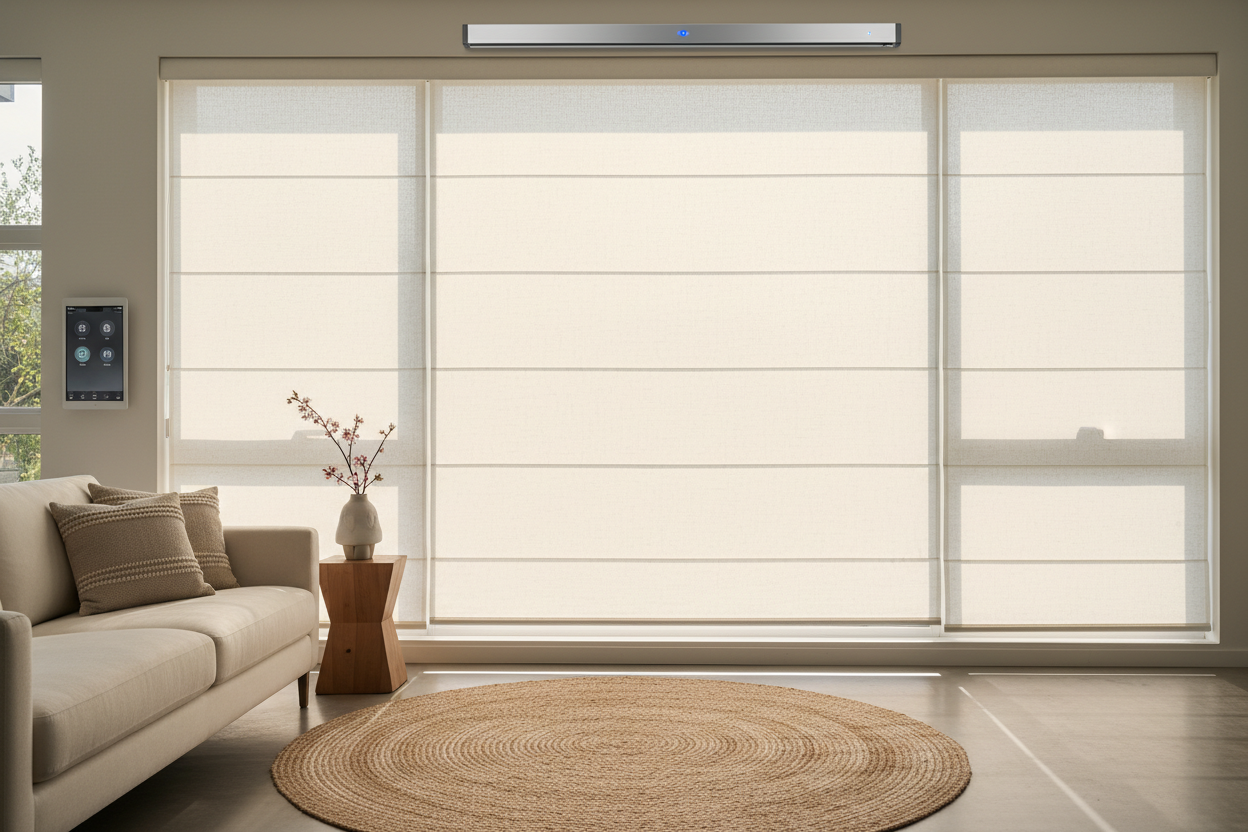 Stop Sewing Rings: How to Make Roman Shades Easy to Automate