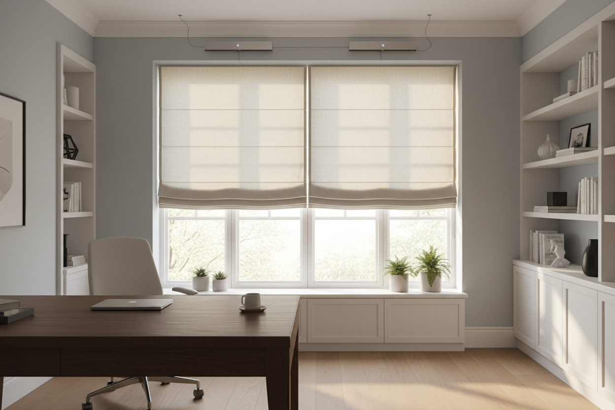 Why a 48 Inch Roman Shade is the Tipping Point for Smart Motors