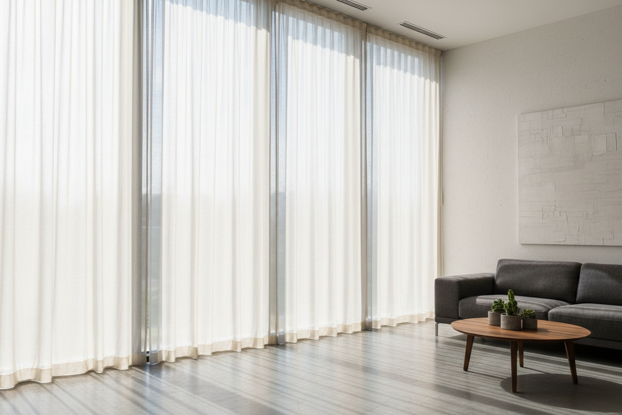 Why Tall Windows Destroy Manual 84-Inch Long Roman Shades