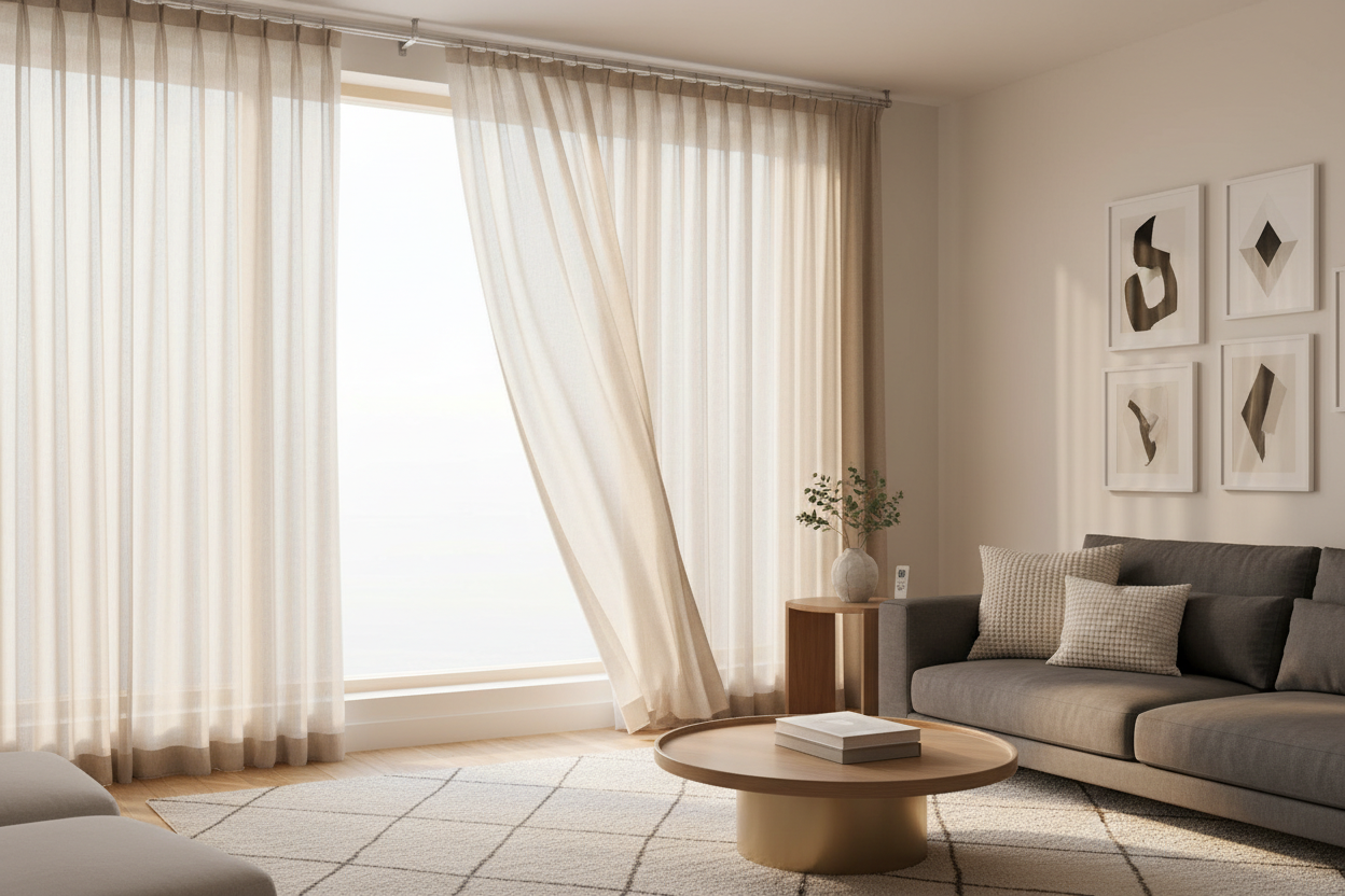 I Put a Manual 64 Inch Wide Roman Shade in My Living Room (Big Mistake)