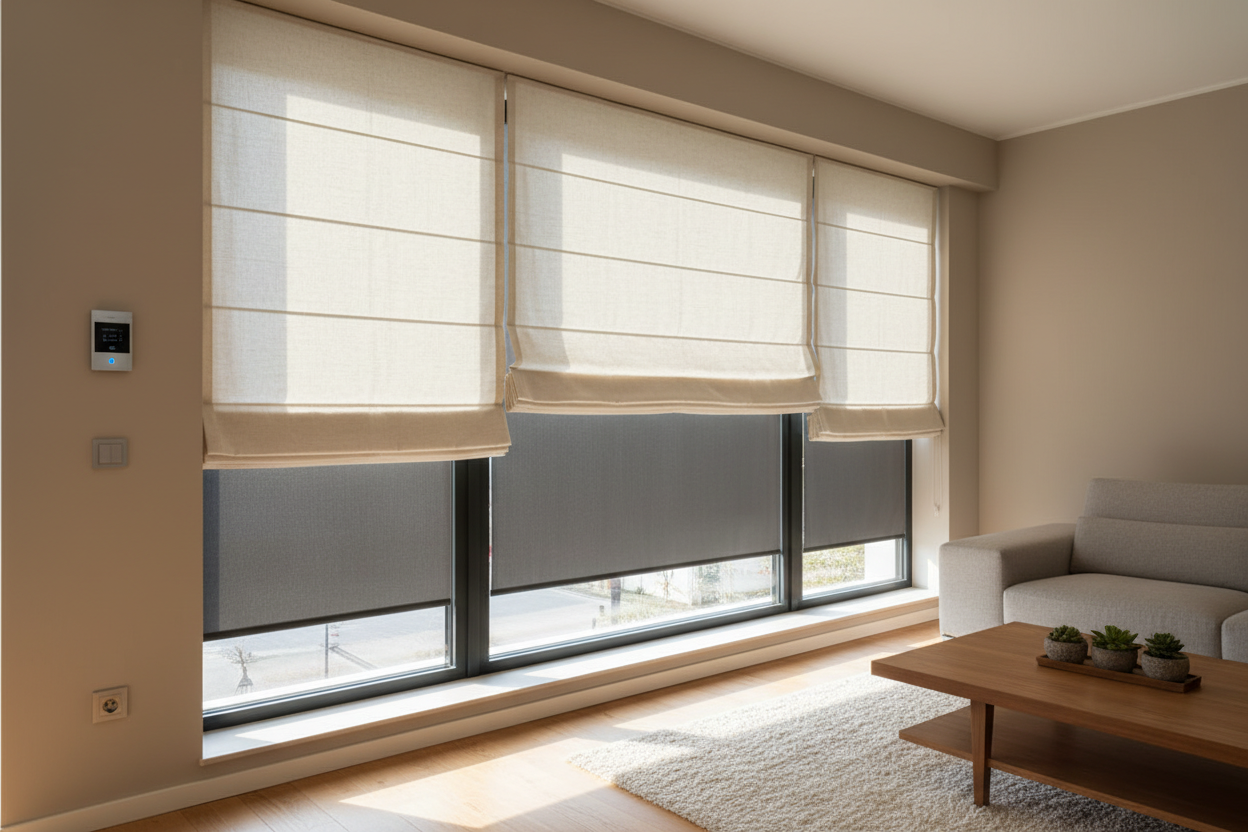 Can You Hang Roman Shades Over Blinds Without Losing Your Deposit?