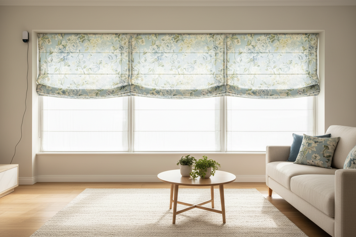 I Retrofitted Smart Motors Into Vintage Laura Ashley Roman Blinds
