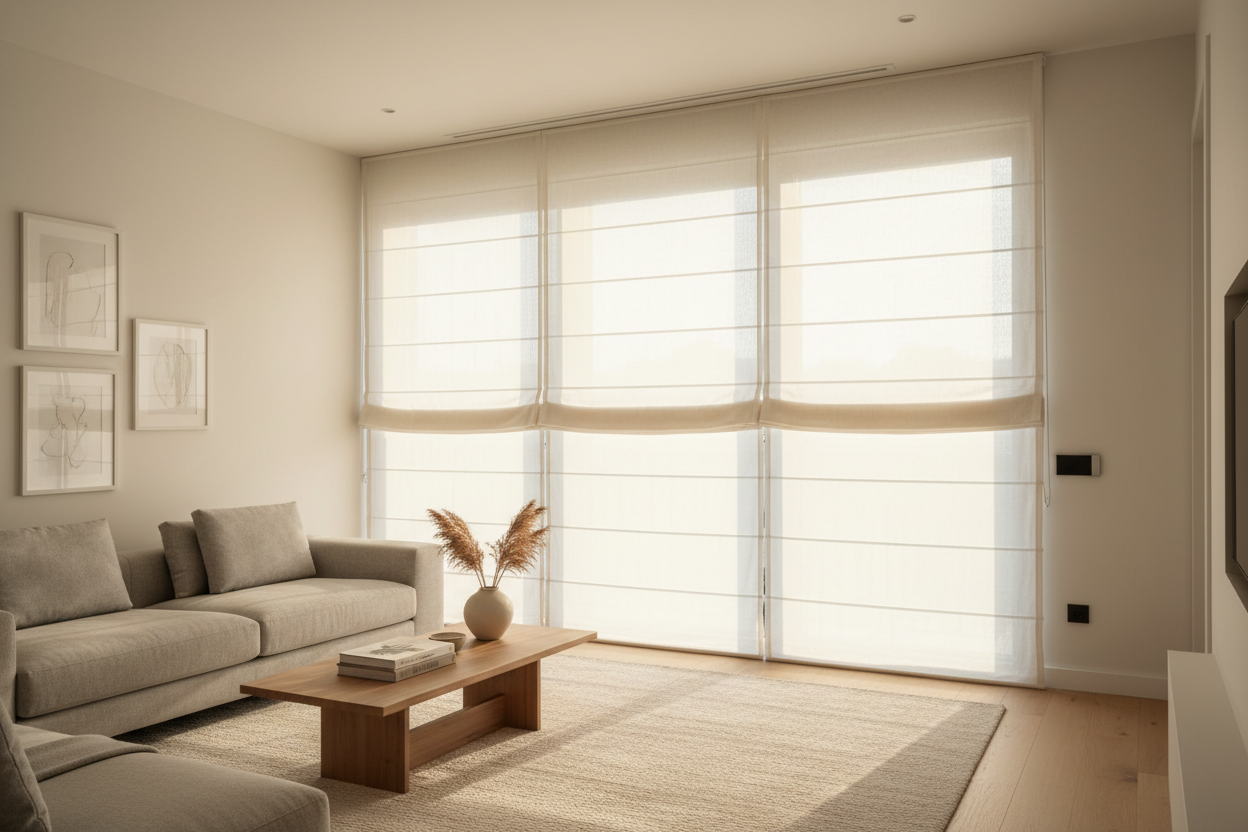 Why Some Styles of Roman Blinds Fail When You Add a Smart Motor