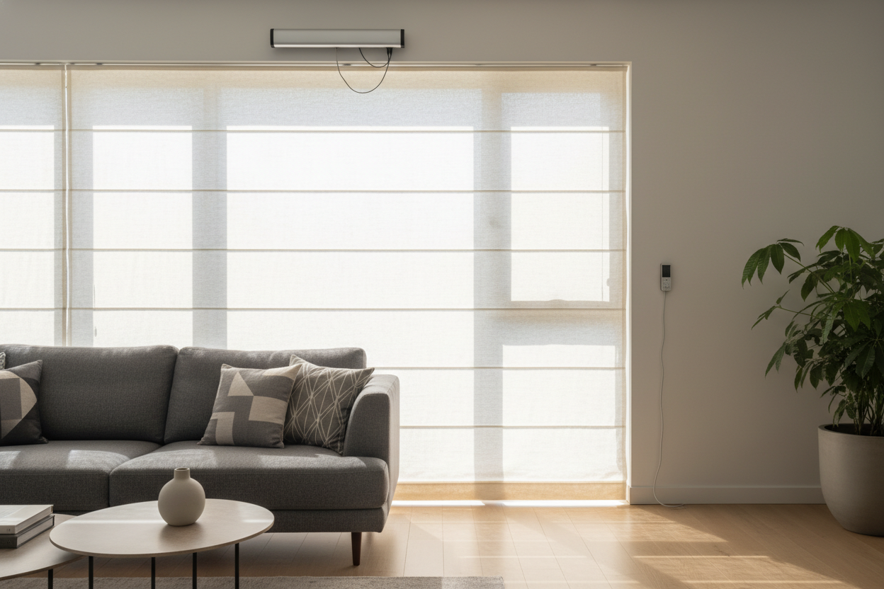 Hate Sewing? How to Make DIY Roman Blinds No Sew for Smart Motors