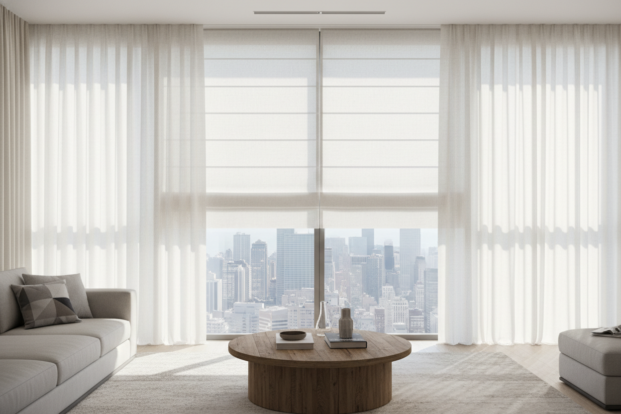 My Partner Hated Smart Rollers, So I Hunted for the Best Roman Blinds