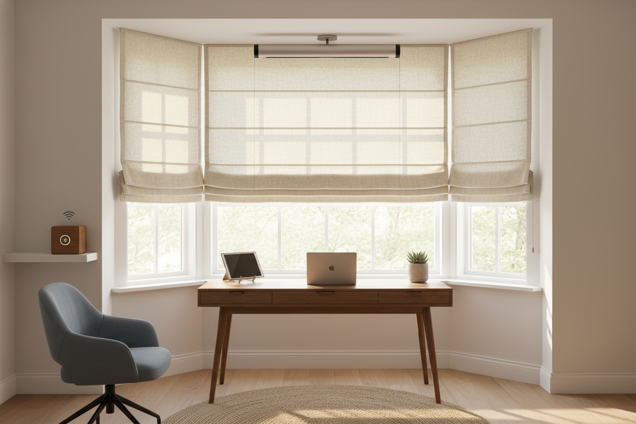 Figuring Out How to Make a Roman Blind Easy Saved My Office Setup