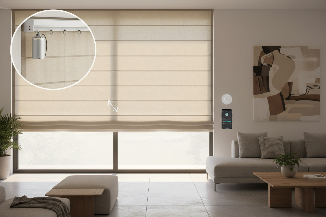 Manual vs Smart: The Hidden Physics of How Roman Shades Work