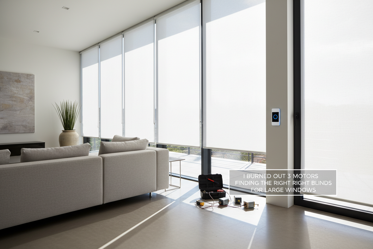 I Burned Out 3 Motors Finding the Right Blinds for Large Windows
