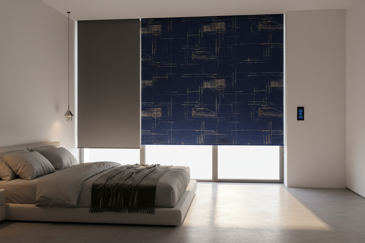 Why Smart Blinds With Designs On Them Need a Blackout Lining