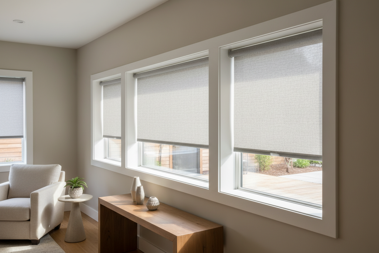 How I Made Outside Mount Blinds Look Built-In Over Shallow Windows