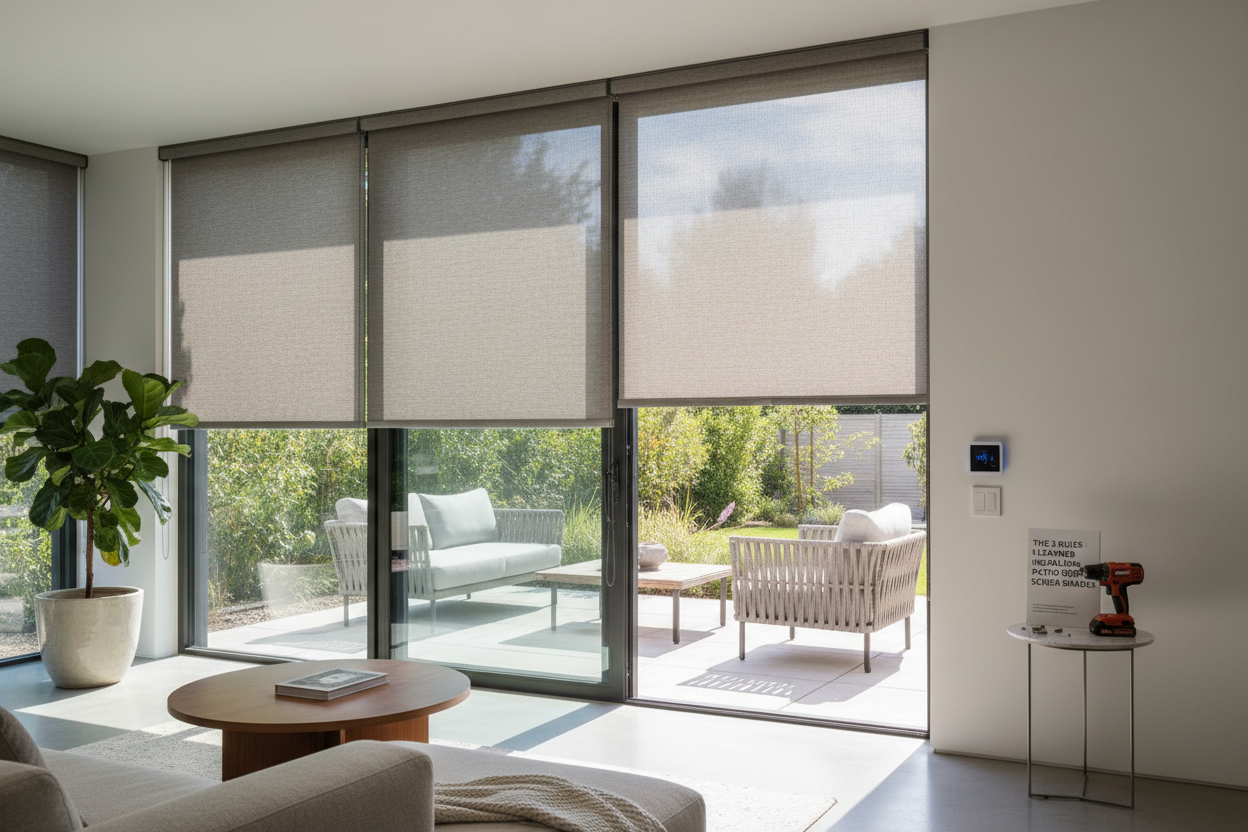 The 3 Rules I Learned Installing Patio Sun Screen Shades