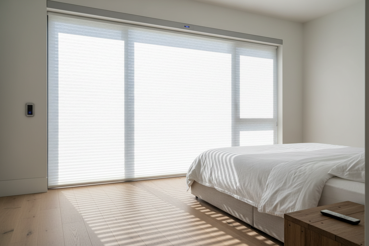 My White Woven Shade Wood Blinds Were Perfect (Until 6 AM)