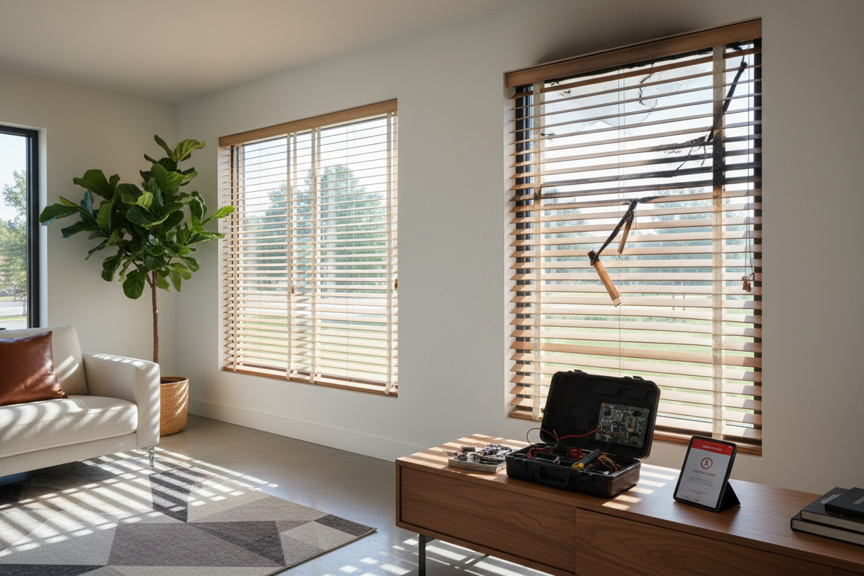 Why Mixing Smart Blinds and Wood Slats Burned Out My Motors