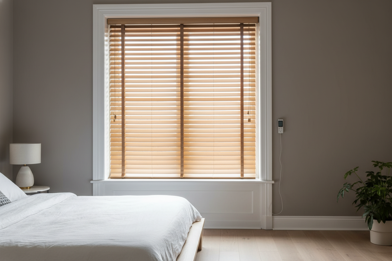 How to Mount Smart Blinds for Wood Windows (Without Splitting the Trim)
