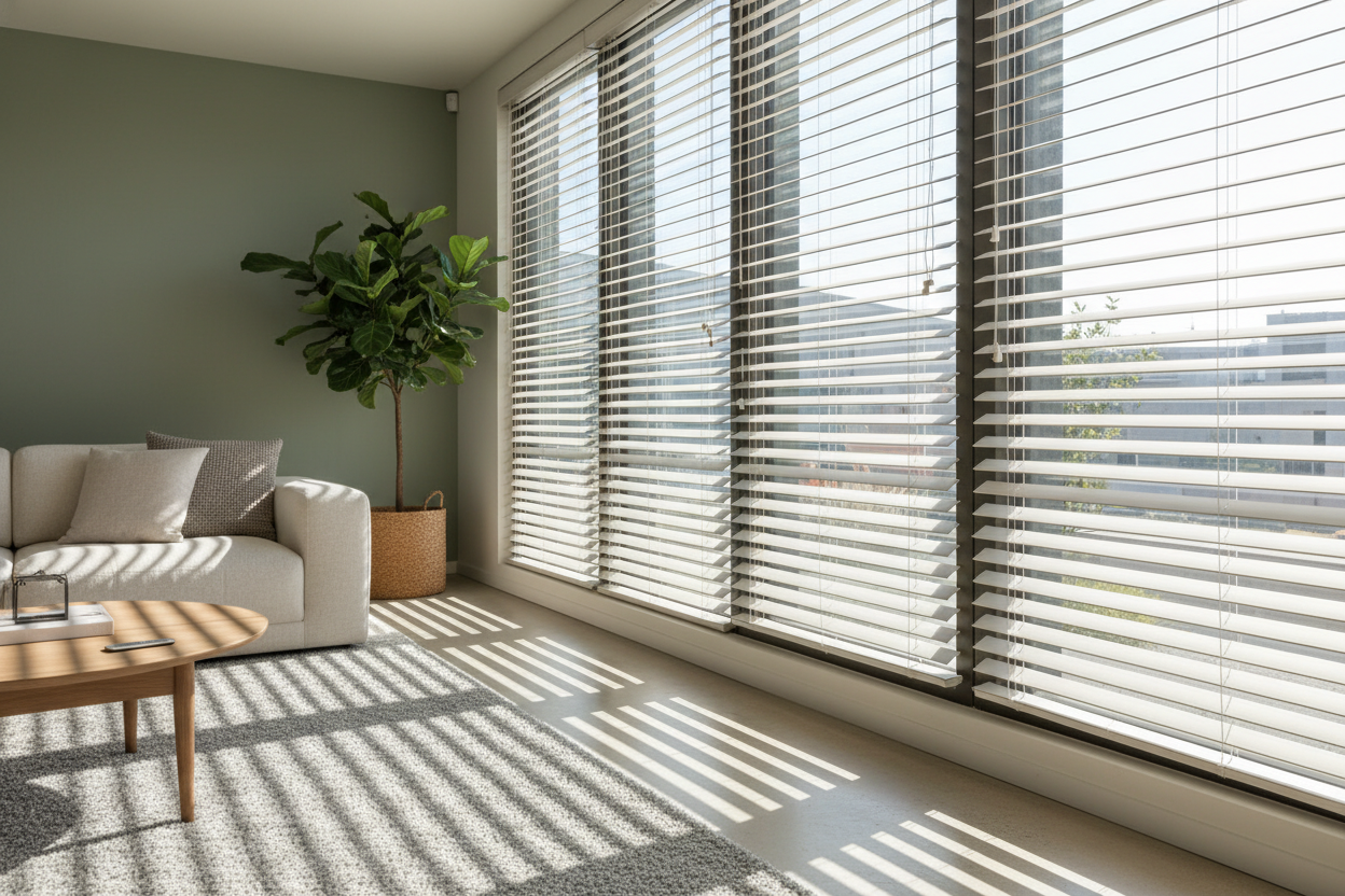 Why I Only Buy Faux Wood Blinds 2 Inches Wide (And Automate Them)