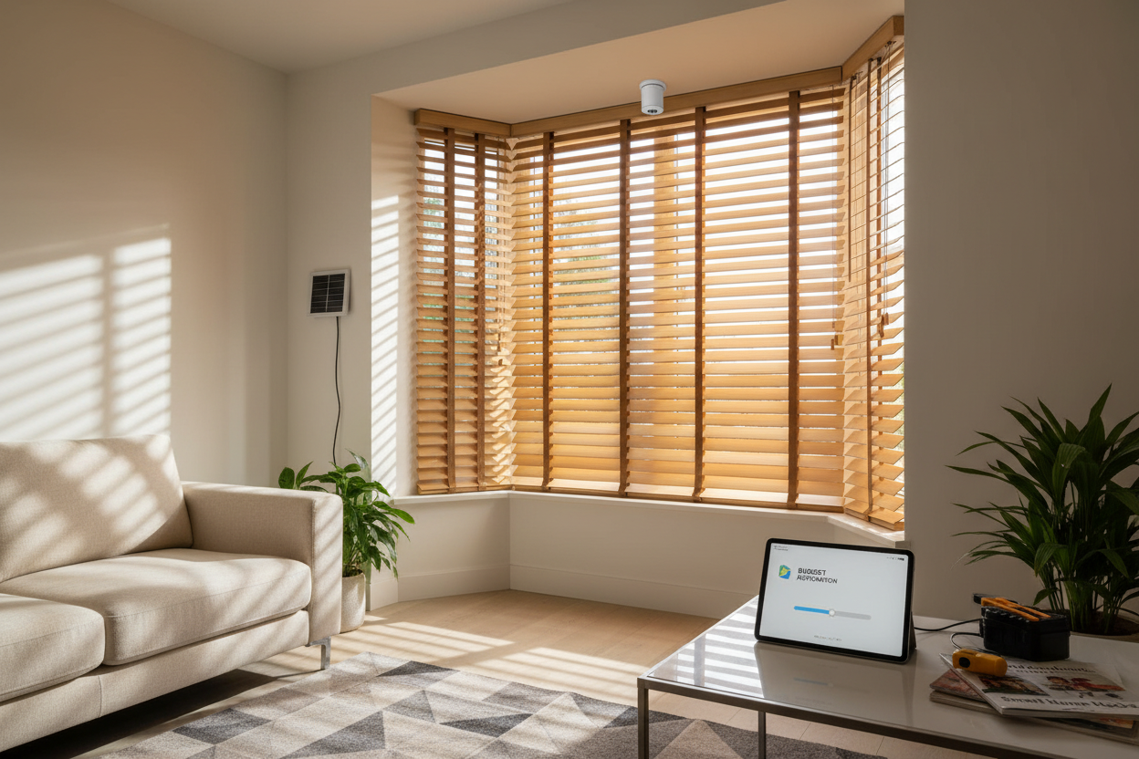 Why I Buy Affordable Wood Blinds and Spend the Savings on Smart Motors