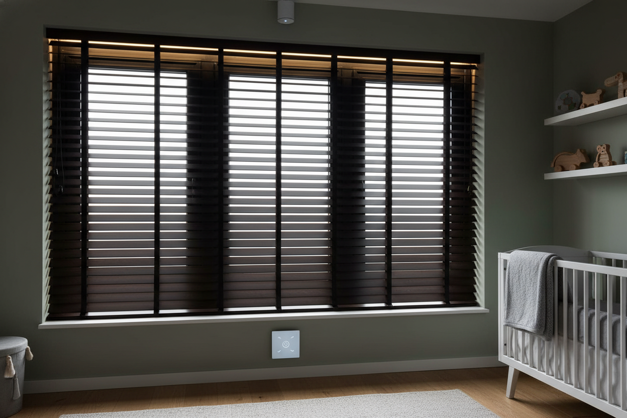 I Needed Wooden Blinds Blackout for My Nursery (Here's What Worked)