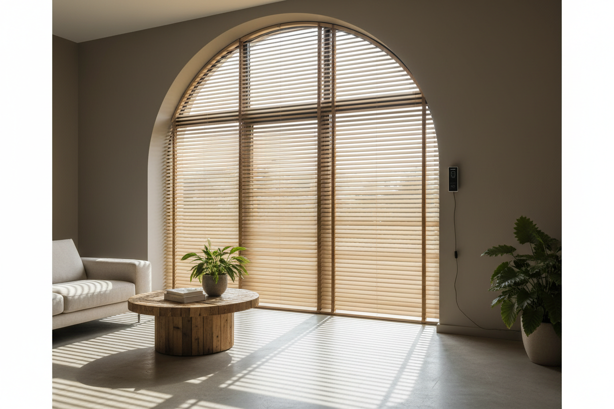 Why Your Arched Window Blinds Wood Setup Looks Weird (And My Fix)