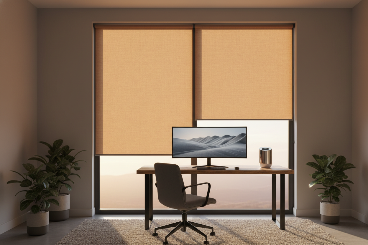 The 5 PM Glare Ruined My Office (Until I Found Sundown Shades)