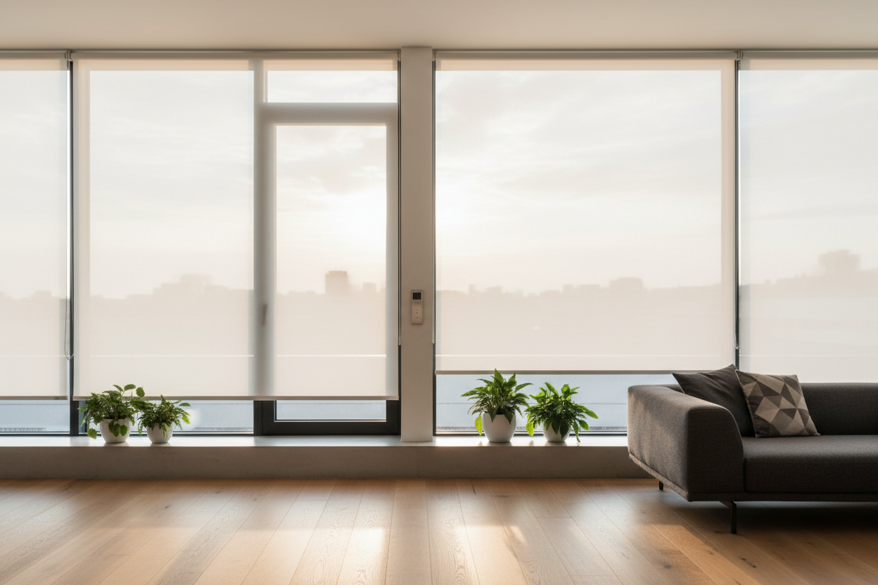 Why I Swapped My Pitch-Black Curtains for Solar Shades 5%