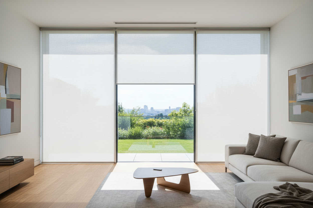 Why I Trashed Wood Blinds for See Through Sun Shades for Windows