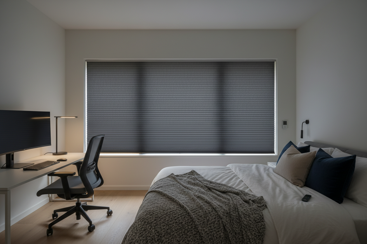 I Couldn't Sleep or Work Until I Layered Blinds for Shade
