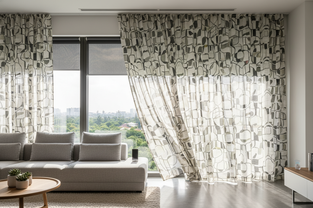 How a Bold Window Shade Pattern Fixed My Sterile Smart Home