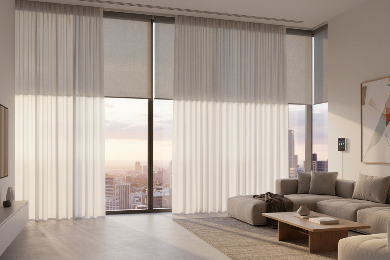 Stop Choosing: Why Smart Shades and Draperies Belong Together