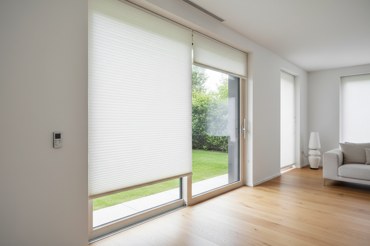 How to Mount a Cellular Shade for Door Glass (Without the Rattle)