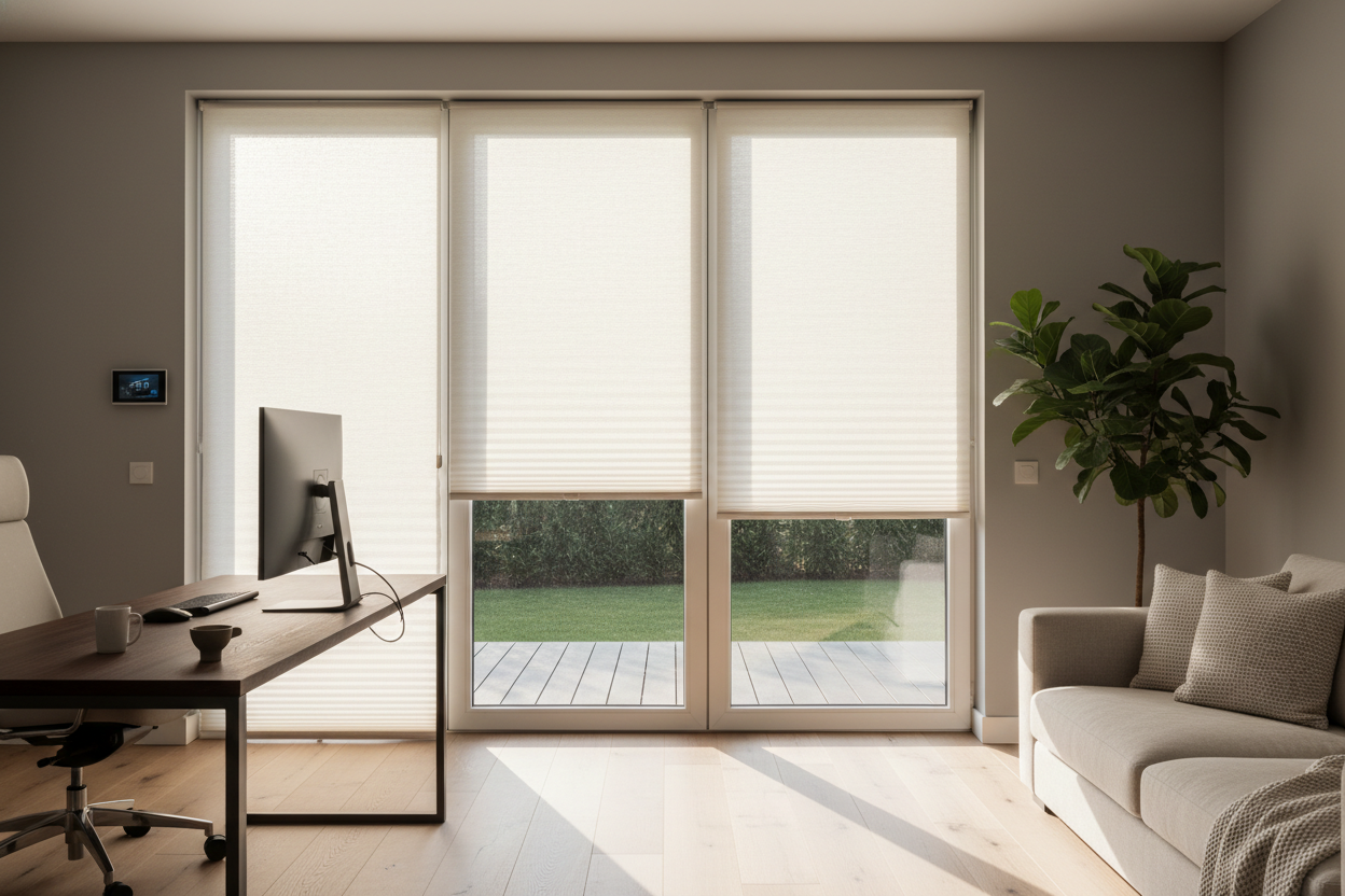 Stop Hanging Clunky Blinds on Glass Doors (Use a Door Panel Shade)