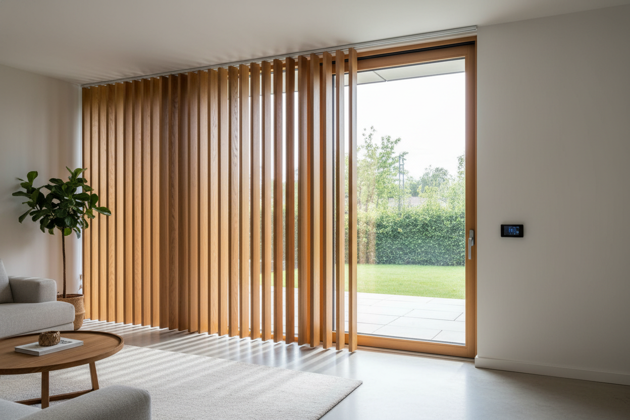 The 3 Rules for Automating Wood Louvered Blinds Over a Sliding Door