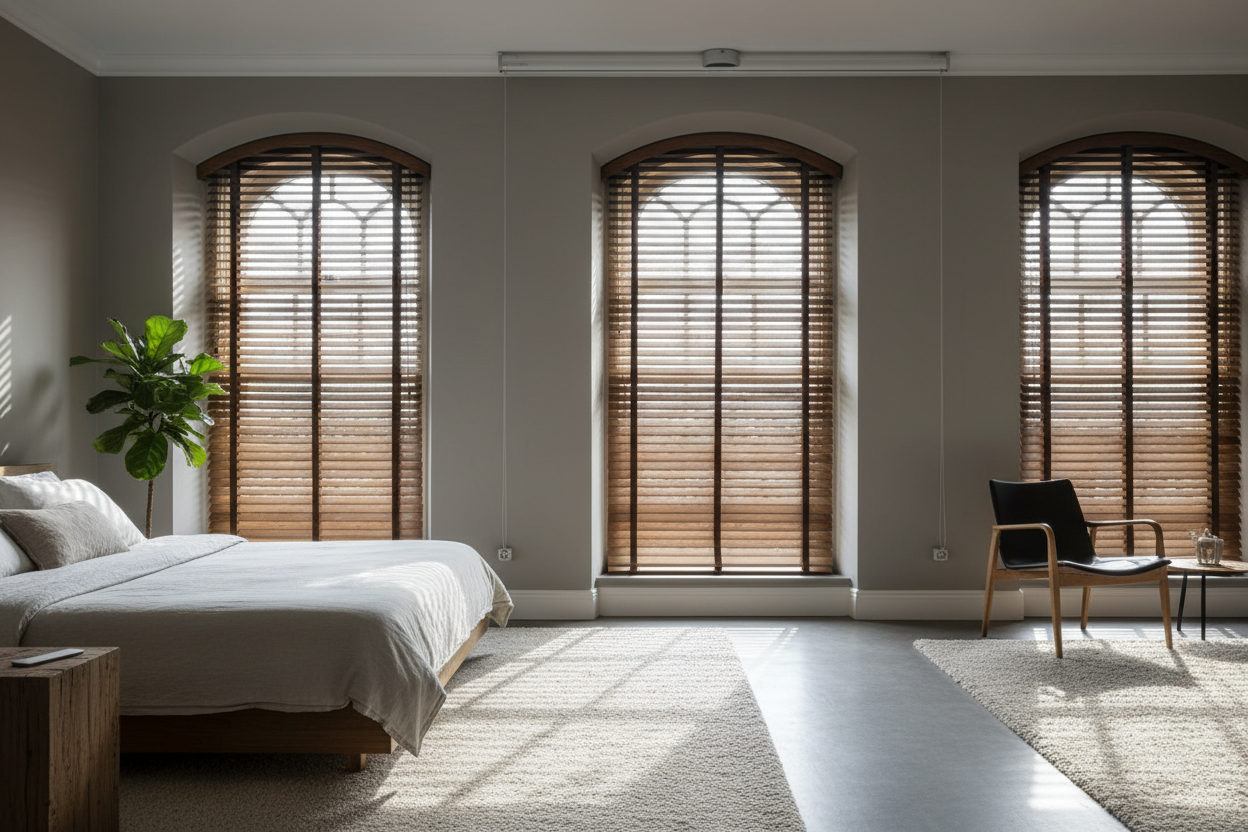 I Automated My Antique Wood Blinds (And Only Snapped One Slat)