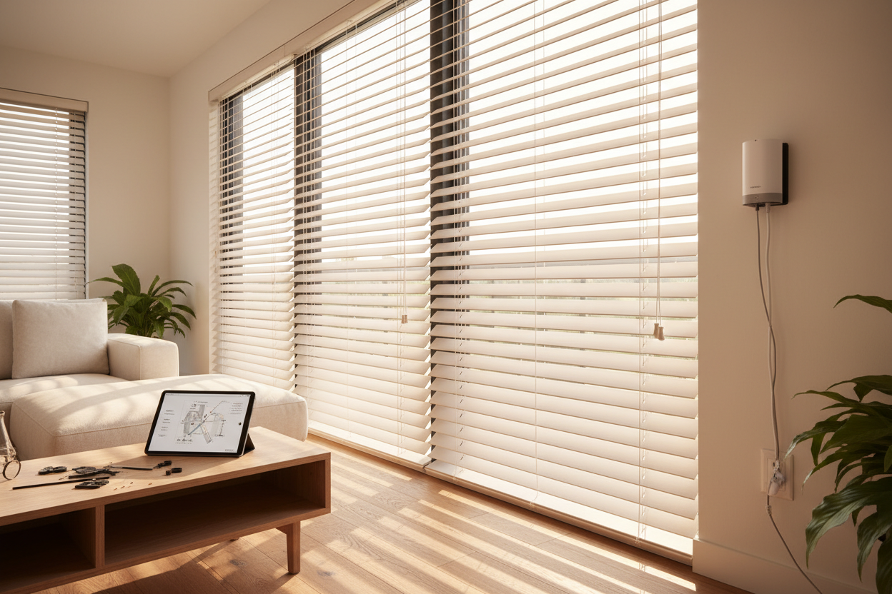 Broken Tilt Wand? How I Automated My Grandwood Blinds Instead