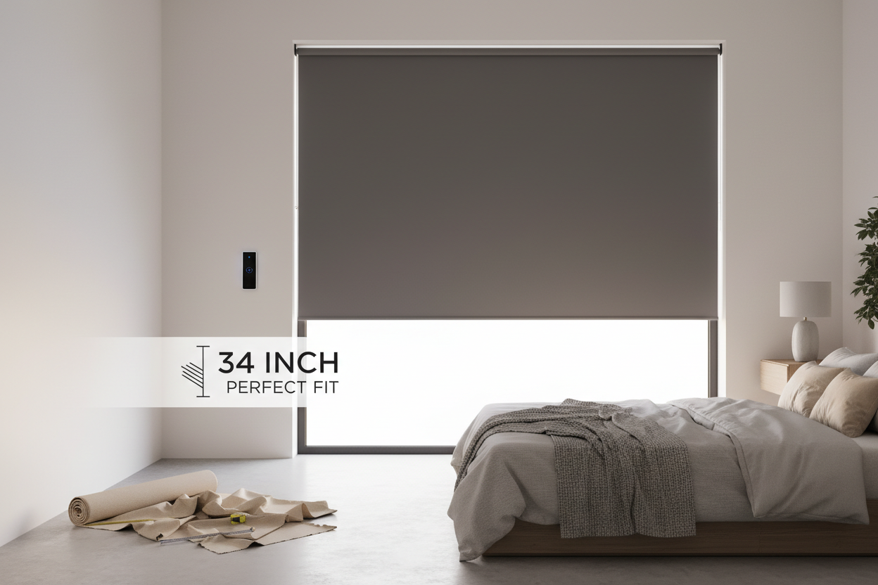 Stop Trimming Cheap Shades: Buy Exact 34 Inch Blinds Instead